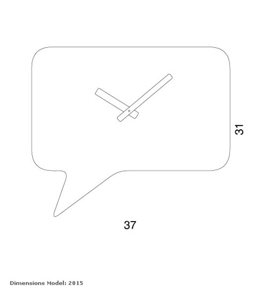 Catalogo reloj pared bubble time de progetti