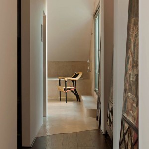 Liba Sillón de Driade. Sillón de diseño contemporánea de ratán en madera.