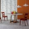 Mesa Greeny redonda de Bonaldo. Diseño italiano ideal para salones.