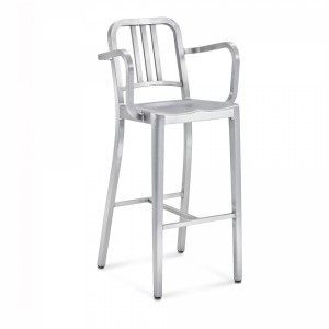 Taburete Navy brazos de Emeco. Comprar Emeco