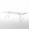 Mesa rectangular Alister de Glas Italia. Mesas cristal.