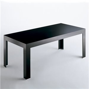 Mesa rectangular Atlantis de Glas Italia. Mesas cristal.