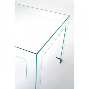 Mesa rectangular Atlantis de Glas Italia. Mesas cristal.