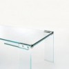 Mesa extensible Naked de Glas Italia. Mesas cristal.