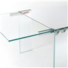 Mesa extensible Naked de Glas Italia. Mesas cristal.