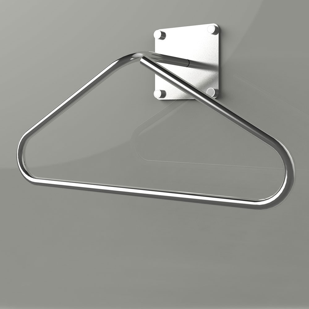 Soporte para perchas Triangulo de IN Complementos. Percheros modernos.
