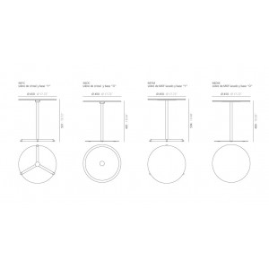 Mesa auxiliar Mill de Systemtronic. Muebles oficina diseño.