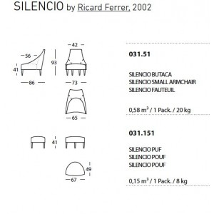 Butaca Silencio de Sancal. Muebles modernos.