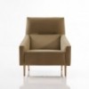 Sillón madera tapizado Soul de Sancal. Butaca diseño.