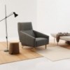 Sillón madera tapizado Soul de Sancal. Butaca diseño.