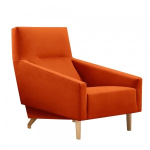 Sillón madera tapizado Soul de Sancal. Butaca diseño.