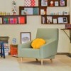 Sillón madera tapizado Soul de Sancal. Butaca diseño.