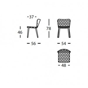 Silla Tea moderna de Sancal. Sillas diseño.