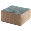 Puf Raw Small Blue de GAN. Alfombras modernas.