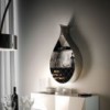 Botellero Drop de Cattelan Italia. Porta-botellas a pared en acero.