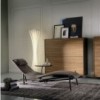 Chaise Longue Donovan de Cattelan Italia con base de acero. Chaise Looungs modernos.