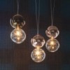 Lámpara colgante Apollo de Cattelan Italia. Lámparas con esferas de vidrio.