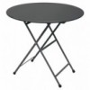 Mesa Redonda Plegable ideal para exteriores Arc en Ciel.