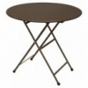 Mesa Redonda Plegable ideal para exteriores Arc en Ciel.