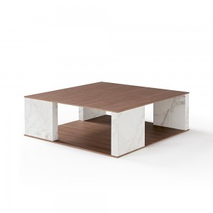 Mesa centro Quattropietre de Amura. Mesas de centro de diseño italiano. Muebles auxiliares.