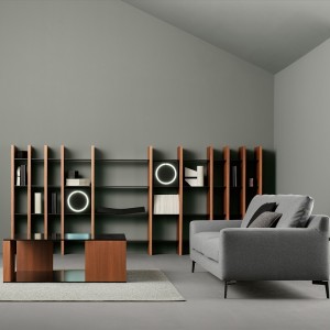 Librería Parere de Amura. Librerías de diseño innovador. Muebles modernos italianos.