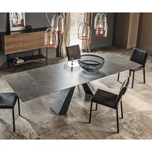 Mesa Eliot Keramik Drive de Cattelan Italia. Mesas de comedor extensibles.