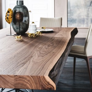 Mesa Gordon Deep Wood de Cattelan Italia. Muebles modernos italianos.
