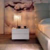 Mesita Dyno de Cattelan Italia. Muebles modernos italianos. Mesita de noche.