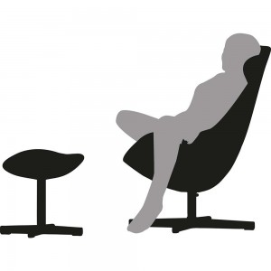 Sillón relax Kokon de Variér. Sillón ergonómico para salón. Sillón de diseño.