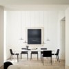 Skan colgante de Vibia. Diseño moderno y original de iluminación para salón.