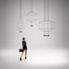 Lámpara geometrías de suspensión Wireflow de Vibia. Tienda online lamparas modernas.