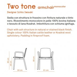 Sillón Two tone de Discipline. Sillas de diseño.