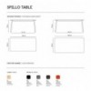 Mesa Spillo de Discipline. Muebles y complementos de diseño para hogar.