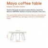 Mesa Maya coffee de Discipline. Muebles y complementos de diseño para hogar.