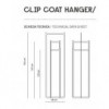 Clip coat hanger de Disciplinei. Sillas de diseño.