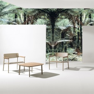 Sillón Shine moderno diseñado para espacios exteriores de Emu.