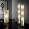 Lámpara Bach floor de Slamp. Diseño tubular para cualquier ambiente.