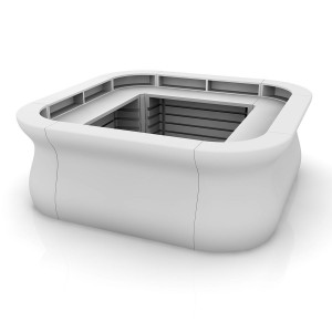 Esquina Bartolomeo de exterior de Plust Collection. Mobiliario exterior.