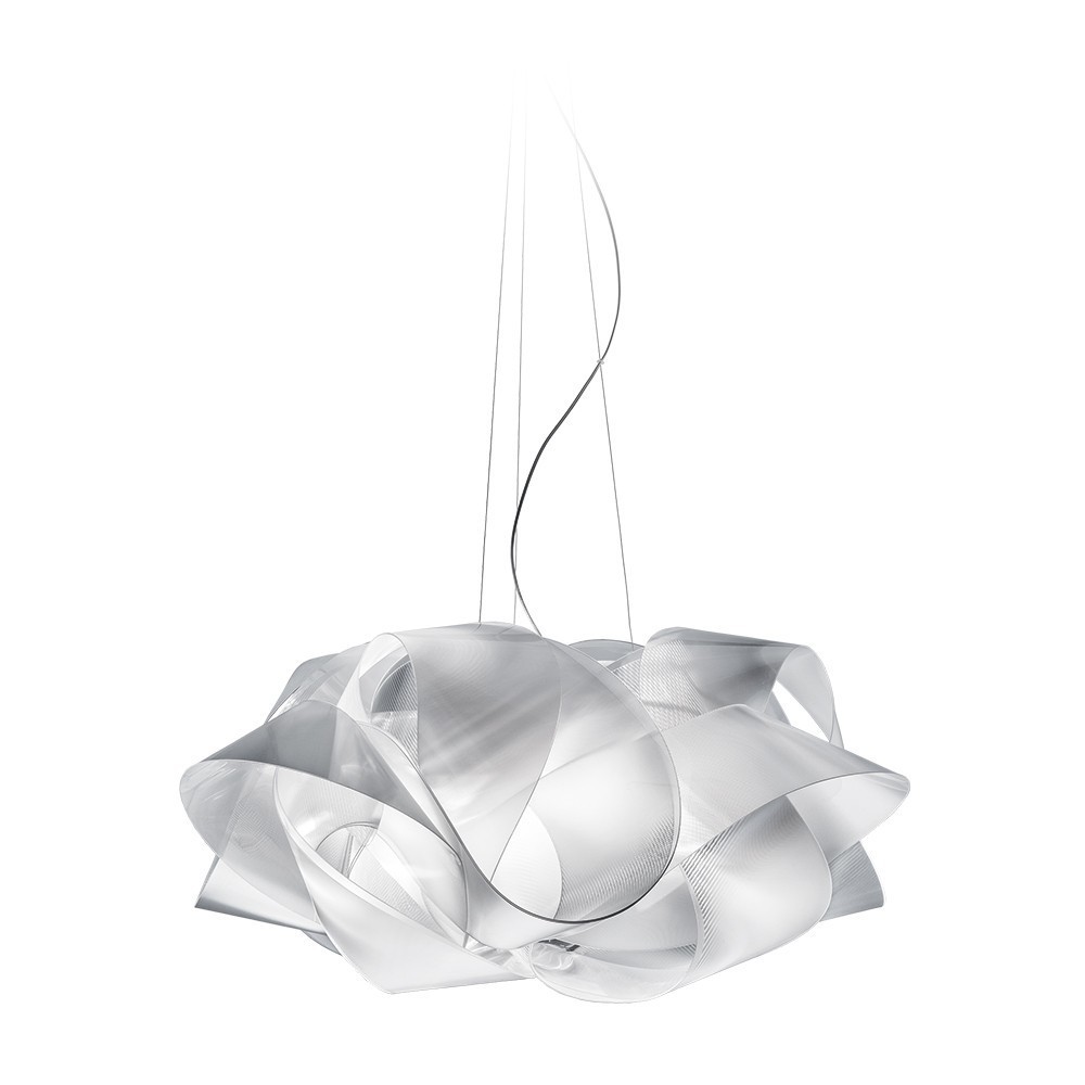 Lámpara suspendida Fabula de Slamp. Diseño moderno de iluminación.