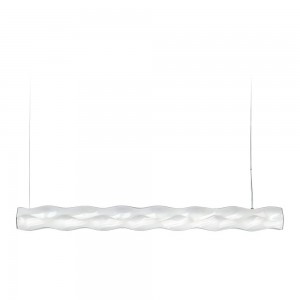 Lámpara suspensión Hugo Horizontal de Slamp. Diseño ideal ideal para oficinas.