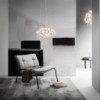 Lámpara suspendida diseño Drusa de Slamp. Iluminación moderna italiana.
