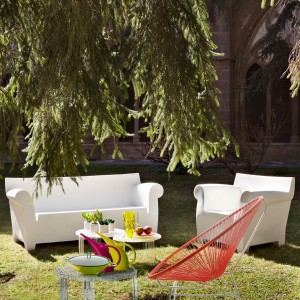 Sillón Bubble Club Kartell. Muebles y complementos de diseño para exterior.