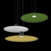 Lámpara suspensión Lent ideal para espacios modernos interiores de Martinelli Luce.