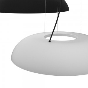 Lámpara suspensión Maggiolone de elegante diseño para salones de Martinelli Luce.