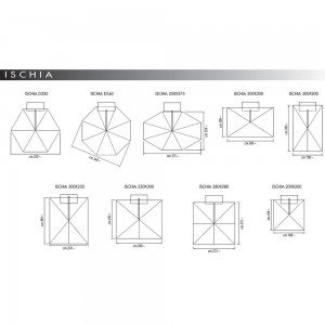 Parasol Ischia de Fim Parasoles. Toldos y sombrillas modernas.