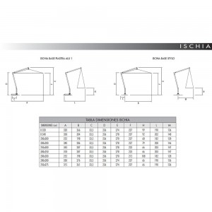 Parasol Ischia de Fim Parasoles. Toldos y sombrillas modernas.