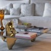 Mesa centro Sereno Driade. Mesas modernas con elegante diseño escultural.