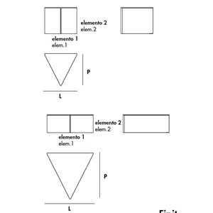 Mesa centro Regolo triangular madera de Sovet Italia. Mesas y complementos de diseño.