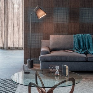 Lámpara moderna de pie Karibù de Cattelan Italia. Lámparas de pie modernas.