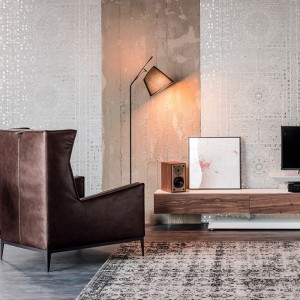 Lámpara moderna de pie Karibù de Cattelan Italia. Lámparas de pie modernas.